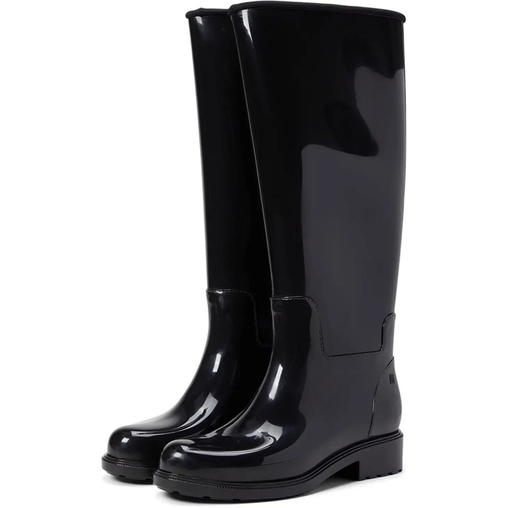 Melissa Fullness Black Rain Boots